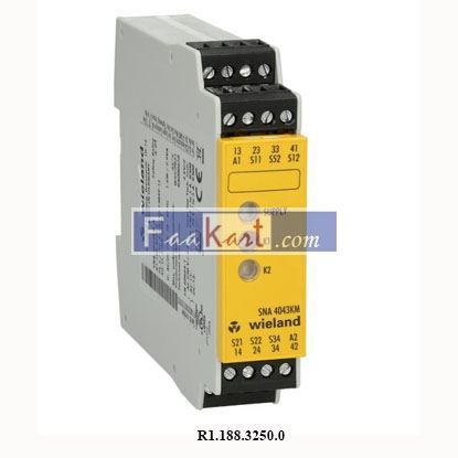 Picture of R1.188.3250.0 Wieland - SNA4043KM-A AC/DC 24V 50-60HZ (A)  Safety relay