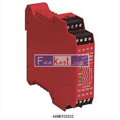 Picture of MSR127TP  Allen-Bradley Guardmaster Safety Relay 440R-N23132