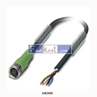 Picture of 1681868  SAC-4P- 5,0-PUR/M 8FS  Sensor/actuator cable  PHOENIX  CONTACT