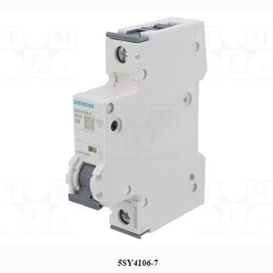 Picture of 5SY4106-7  SIEMES  Miniature circuit breaker