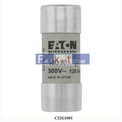 Picture of C22G100S  EATON BUSSMANN  CYLINDER FUSE