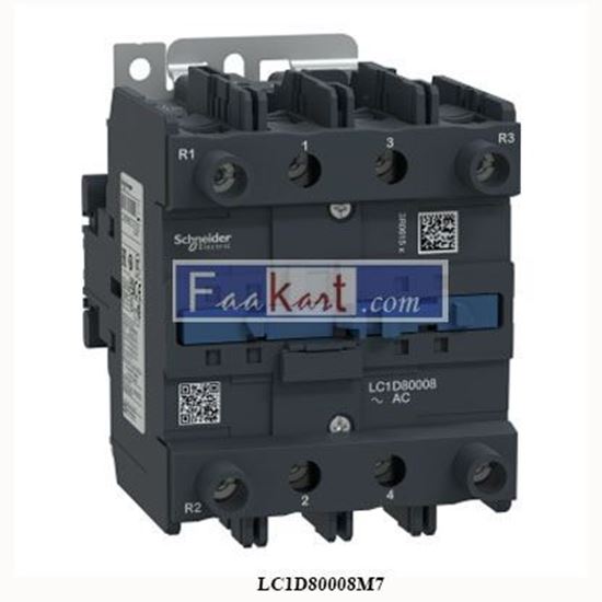 Picture of LC1D80008M7  SCHNEIDER  TeSys D contactor