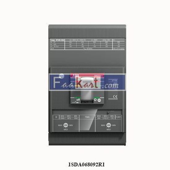 Picture of 1SDA068092R1  XT4N 250 TMA 250-2500 3p F F  ABB  CIRCUIT BREAKER