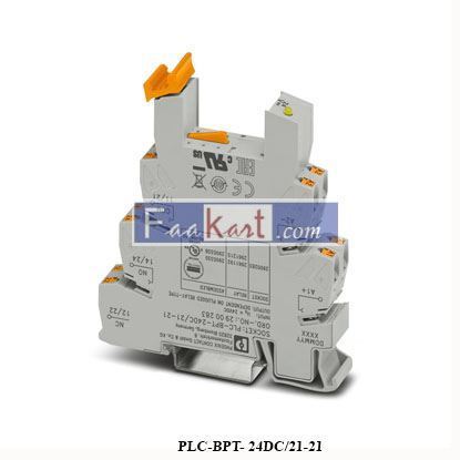 Picture of 2900283  PLC-BPT- 24DC/21-21  PHOENIX CONTACT  Relay base