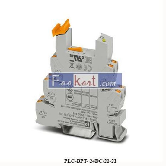 Picture of 2900283  PLC-BPT- 24DC/21-21  PHOENIX CONTACT  Relay base