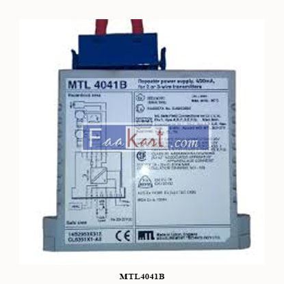 Picture of MTL4041B    POWER SUPPLY REPEATER