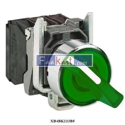 Picture of XB4BK123B5  SCHNEIDER  Illuminated selector switch