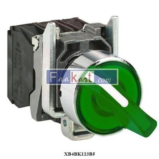 Picture of XB4BK123B5  SCHNEIDER  Illuminated selector switch