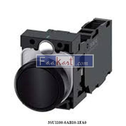 Picture of 3SU1100-0AB10-1FA0  SIEMENS Pushbutton