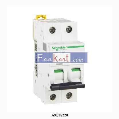 Picture of A9F28220  SCHNEIDER    Miniature Circuit Breaker