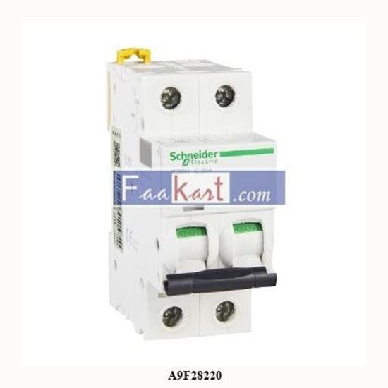 Picture of A9F28220  SCHNEIDER    Miniature Circuit Breaker
