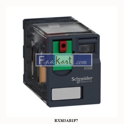 Picture of RXM3AB1P7  SCHNEIDER  Miniature plug-in relay