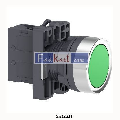 Picture of XA2EA31  SCHN EIDER   round Green push-button