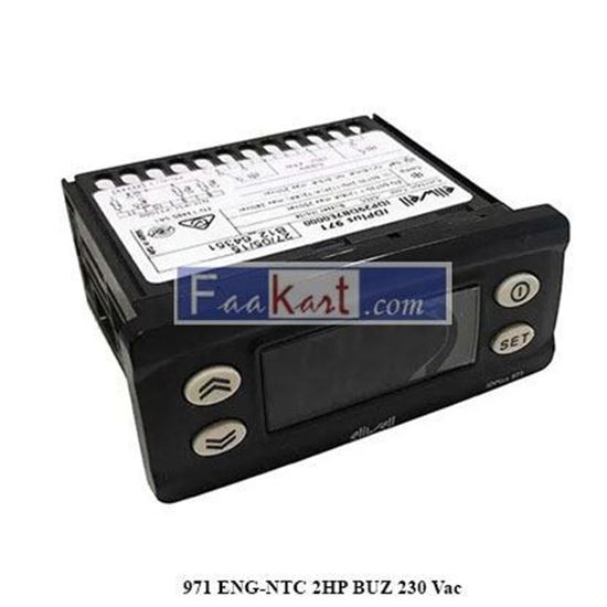 Picture of 971 ENG-NTC 2HP BUZ 230 Vac  Eliwell Thermostat ID Plus 971 ENG-NTC 2HP BUZ 230 Vac