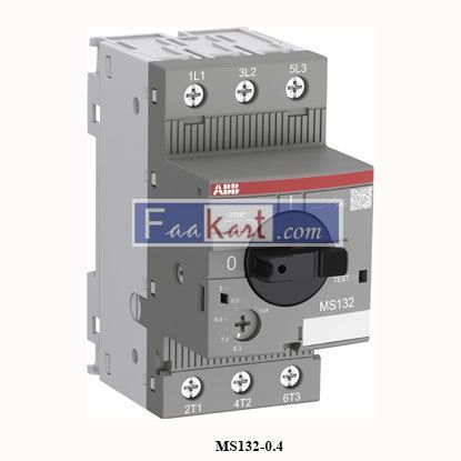 Picture of 1SAM350000R1003   MS132-0.4  ABB  Manual Motor Starter 0.25 ... 0.40 A