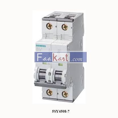 Picture of 5SY4508-7  SIEMENS    Miniature circuit breaker