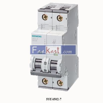 Picture of 5SY4502-7  SIEMENS  Miniature circuit breaker