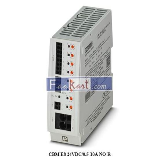 Picture of CBM E8 24DC/0.5-10A NO-R  PHOENIX CONTACT - Electronic circuit breaker  2905744