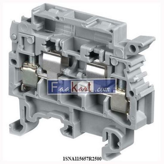 Picture of 1SNA115657R2500   - MA Series Grey, 4mm², Screw Termination, Fused