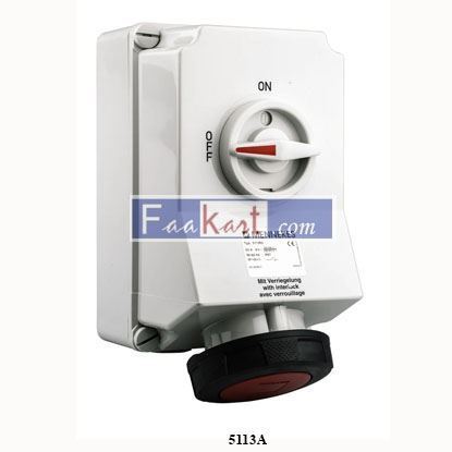 Picture of 5113A   Mennekes  DUO INTERLOCKED SOCKET