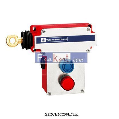 Picture of XY2CE2C250H7TK  SCHNEIDER  Latching emergency stop rope pull switch
