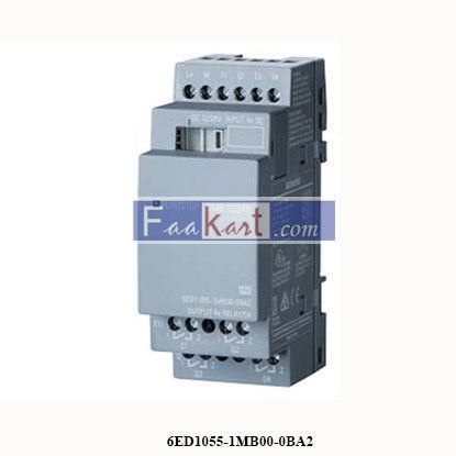 Picture of 6ED1055-1MB00-0BA2 Siemens  LOGO! DM8 12/24R expansion module