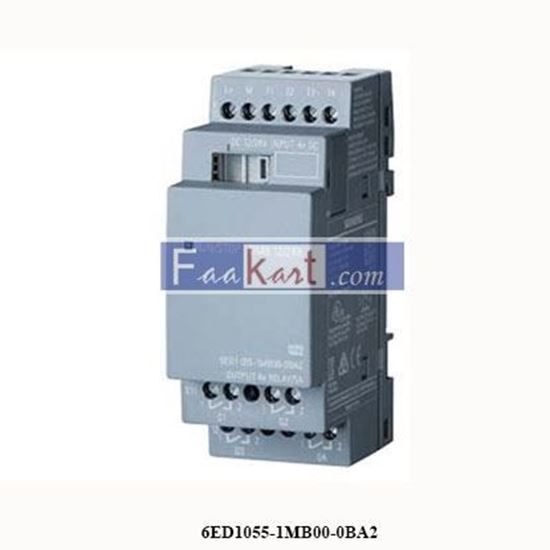 Picture of 6ED1055-1MB00-0BA2 Siemens  LOGO! DM8 12/24R expansion module