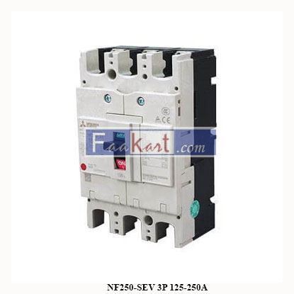 Picture of NF250-SEV 3P 125-250A  Mitsubishi  Circuit breaker