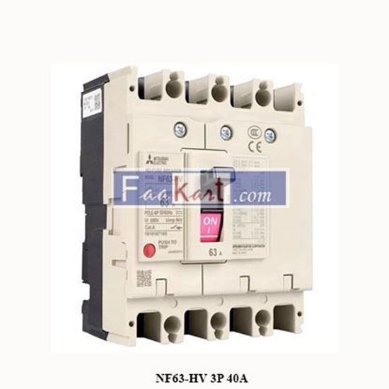 Picture of NF63-HV 3P 40A  MITSUBISHI  Circuit breaker