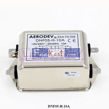 Picture of DNF05-H-10A  AERODEV  power wave filter Single Phase EMI Filter
