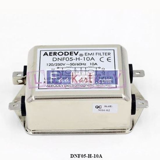 Picture of DNF05-H-10A  AERODEV  power wave filter Single Phase EMI Filter