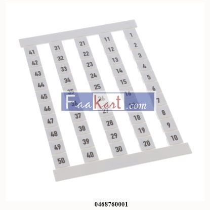 Picture of DEK 6 FS 1-50  WEIDMULLER  Terminal marker