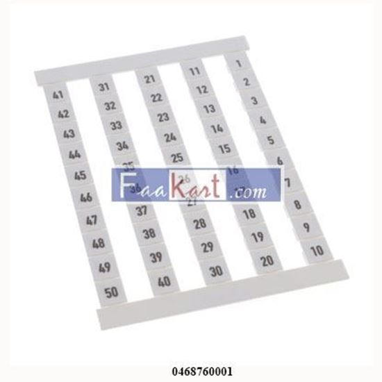 Picture of DEK 6 FS 1-50  WEIDMULLER  Terminal marker