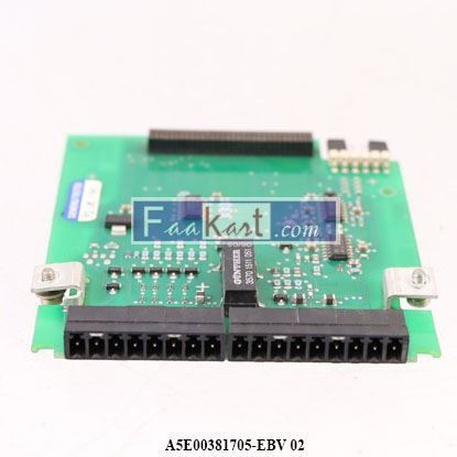 Picture of A5E00381705- EBV 02  SIEMENS  TERMINAL  MODULE