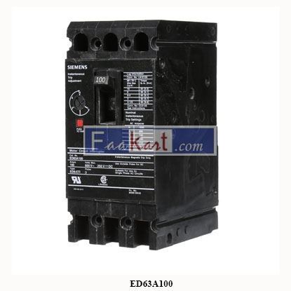 Picture of ED63A100  SIEMENS  CIRCUIT BREAKER