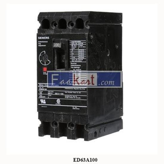 Picture of ED63A100  SIEMENS  CIRCUIT BREAKER