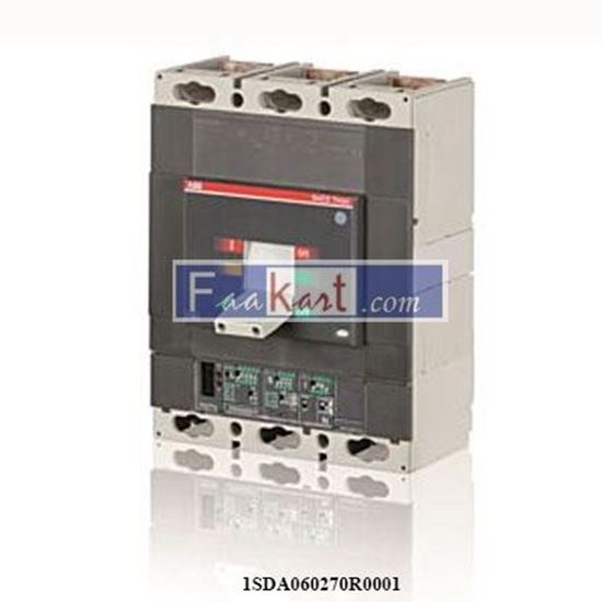 Picture of T6N 800 PR222DS/P-LSI IN=800 3P F F  1SDA060270R0001 MOLDED CASE CIRCUIT BREAKER