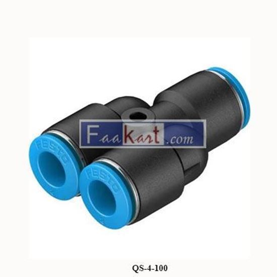 Picture of QS-4-100  130686  FESTO Push-in connector