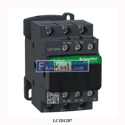 Picture of LC1D12B7 SCHNEIDER ELECTRIC CONTACTOR