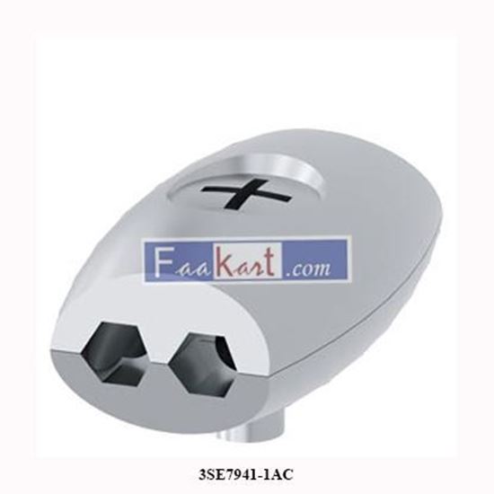 Picture of 3SE7941-1AC SIEMENS Rope clamp, egg-shape, 2x diameter 4 mm, made of steel