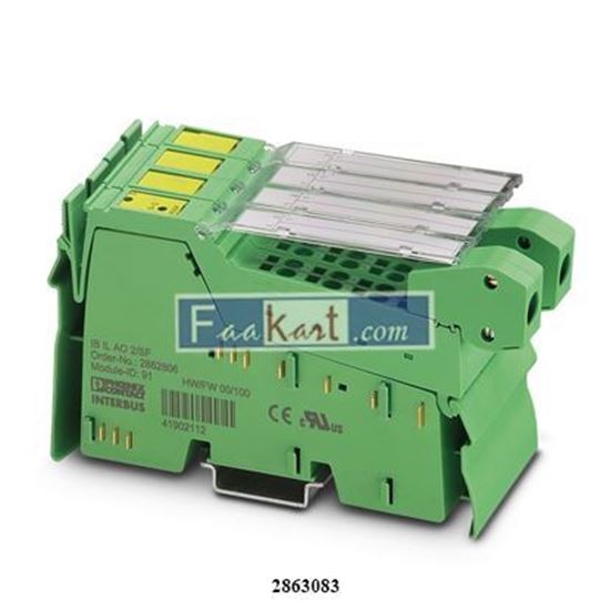 Picture of IB IL AO 2/SF-PAC  PHOENIX CONTACT - Analog module 2863083