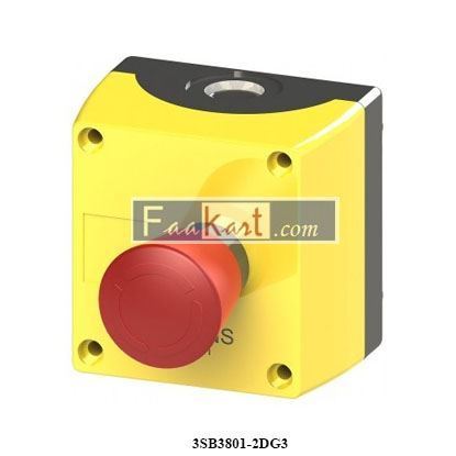 Picture of 3SB3801-2DG3  SIEMENS PUSHBUTTON