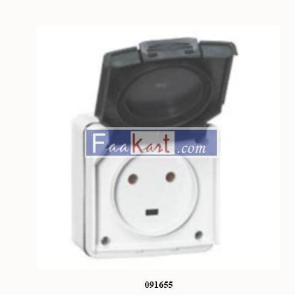 Picture of 091655 Legrand  Grey Plug Socket