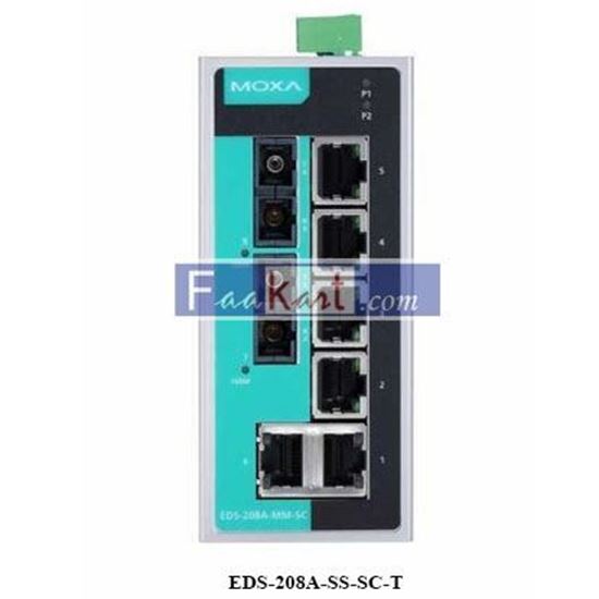 Picture of EDS-208A-SS-SC-T Moxa  UNMANAGED ETHERNET SWITCH