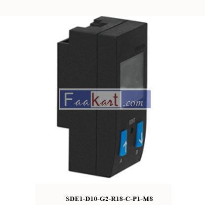 Picture of SDE1-D10-G2-R18-C-P1-M8  192026  FESTO pressure sensor
