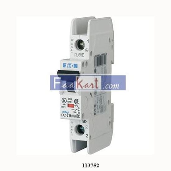 Picture of FAZ-C2/1-NA-DC  113752 Eaton Moeller  Miniature circuit breaker