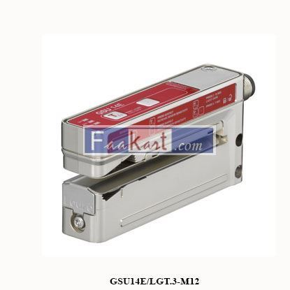 Picture of 50142875  GSU14E/LGT.3-M12  LEUZE Ultrasonic fork sensor