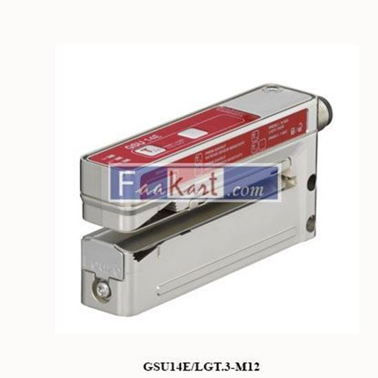 Picture of 50142875  GSU14E/LGT.3-M12  LEUZE Ultrasonic fork sensor