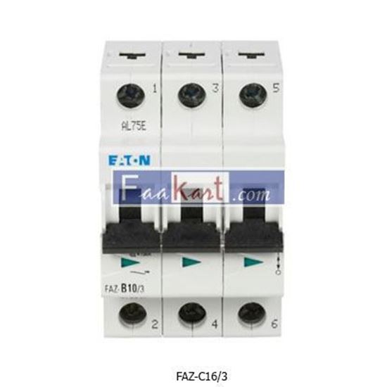 Picture of FAZ-C16/3 EATON ELECTRIC  miniature circuit breaker