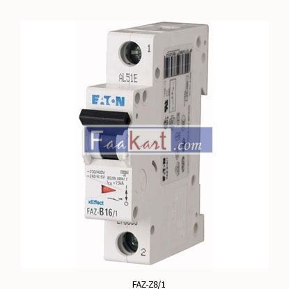 Picture of FAZ-Z8/1 Eaton Moeller miniature circuit breaker